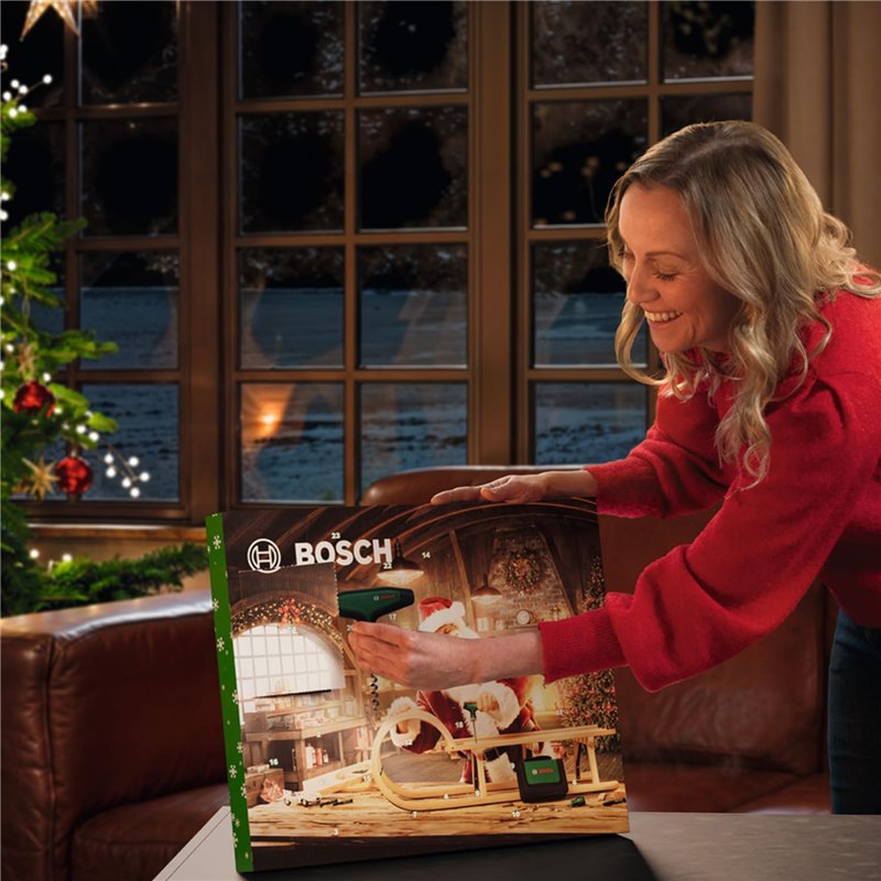 Image secondaire de Bosch Calendrier de l'Avent Outils à main 2024, 33 pcs (avec tournevis à cliquet, tournevis de précision, tournevis à embout, ac