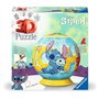 Ravensburger - Puzzle 3D Ball - Stitch - A partir de 6 Ans - 72 pièces numérotées à Assembler sans Colle - Support Inclus - Diam