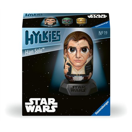 Ravensburger - Puzzle 3D Hylkies - Édition Star Wars - Figurine n°19 Han Solo - Adultes et Enfants - 54 pièces numérotées à Asse