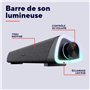 Trust Liro Barre de Son PC 12W, Enceinte PC Stéréo avec Éclairage LED RGB, Connexion Audio 3.5mm, Alimentation USB, Haut Parleur