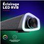 Trust Liro Barre de Son PC 12W, Enceinte PC Stéréo avec Éclairage LED RGB, Connexion Audio 3.5mm, Alimentation USB, Haut Parleur