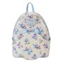 Loungefly Disney Mickey et ses amis Winter Wonderland AOP Mini sac à dos avec bandeau