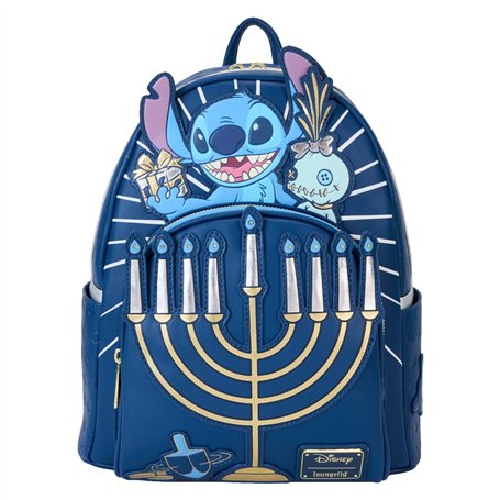 Loungefly Disney Lilo & Stitch Menorah Stitch Mini sac à dos lumineux