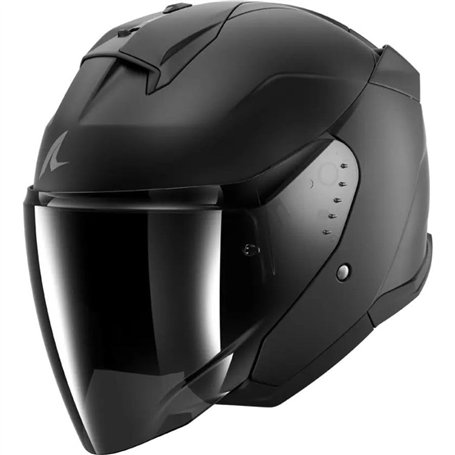 SHARK, Casque Moto Jet SKWAL Jet Dark Shadow Mat Black KMA, M
