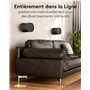 goobay Support Mural pivotant et inclinable pour Enceinte Sonos Era 300 jusqu'à 5 kg Noir - 71194