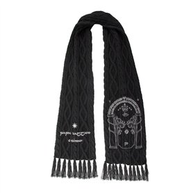 Cinereplicas Seigneur des Anneaux - Écharpe Porte de la Moria - 170 * 20 cm - Licence Officielle