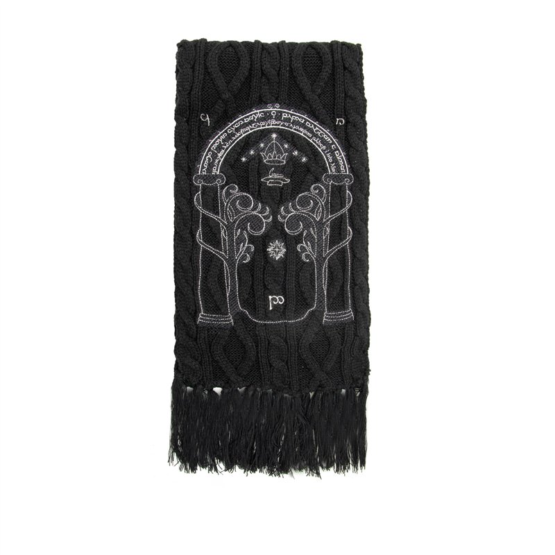 Image secondaire de Cinereplicas Seigneur des Anneaux - Écharpe Porte de la Moria - 170 * 20 cm - Licence Officielle