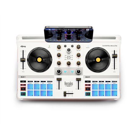Hercules DJControl Mix Ultra – Contrôleur DJ mobile pour smartphone (iOS/Android)