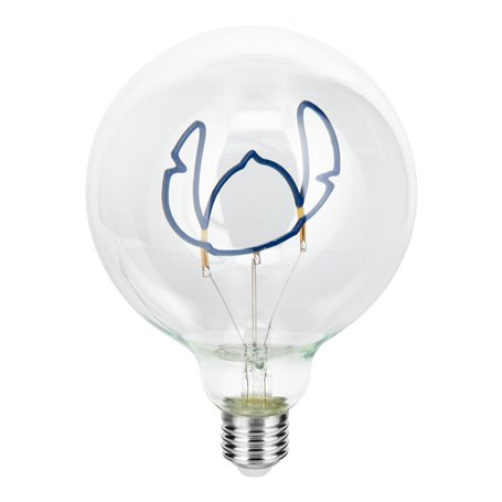 Paladone Ampoule LED décorative Stitch Disney Love E27 - À ajouter à n'importe quelle lampe compatible Edison, cadeau de collect