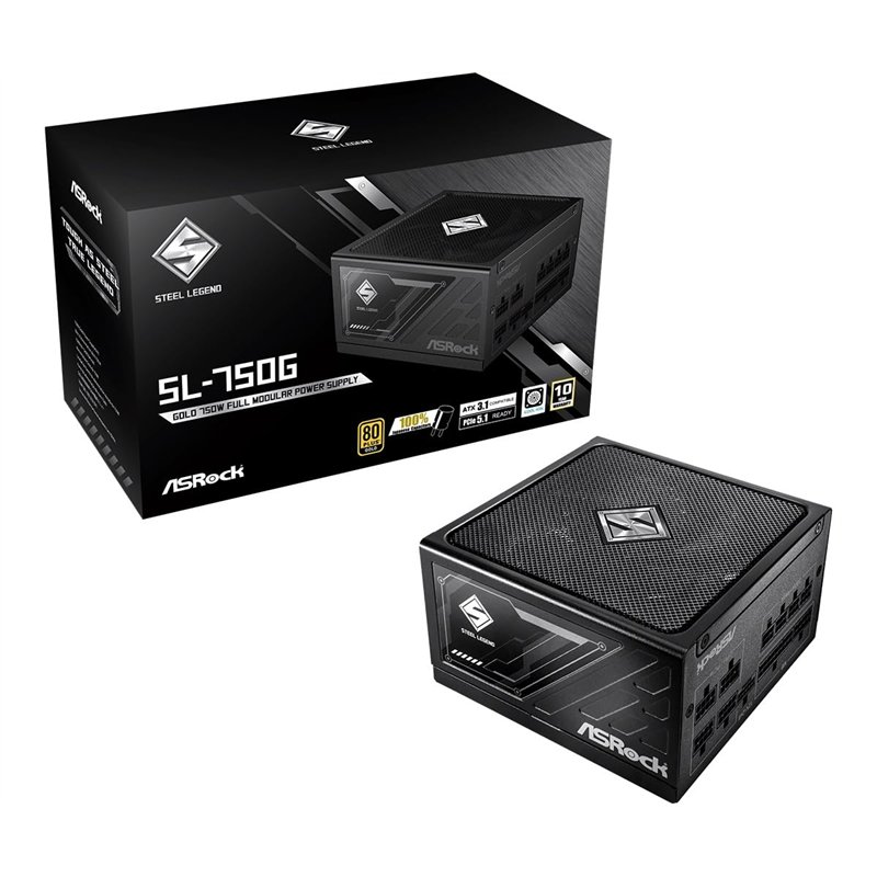ASRock Challenger CL-750G Stromforsyning 850Watt - PC-/Server Netzteil (90-UXC075-GNEAAA)