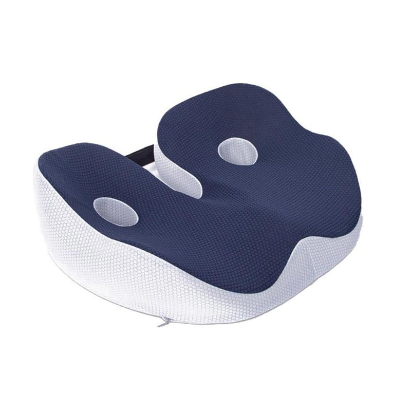 GD IMPORT Coussin Ergonomique en Mousse à Mémoire de Forme – Soulagement du Coccyx et de la Sciatique – Confort et Maintien Opti