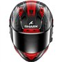 SHARK, Casque Moto Intégral Aeron Edgy Carbon Red Chrome DRU, XL