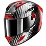 SHARK, Casque Moto Intégral Aeron Edgy Carbon Red Chrome DRU, XS