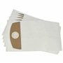 vhbw 5x Sacs remplacement pour Metabo 4061792200883, 630164000 pour aspirateur - microfibre non tissée, 36cm x 20cm blanc