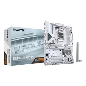 GIGABYTE B850 Eagle WIFI7 Ice Carte mère - Processeurs AMD Ryzen série 9000, VRM numérique 8+2+2 Phases, jusqu'à 8200 MHz DDR5 (