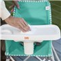 BRIGHT STARS Pop N Dine- Chaise haute pour repas bébé, pliable, nomade, de voyage, Léger, facile a nettoyer, Sac de transport in