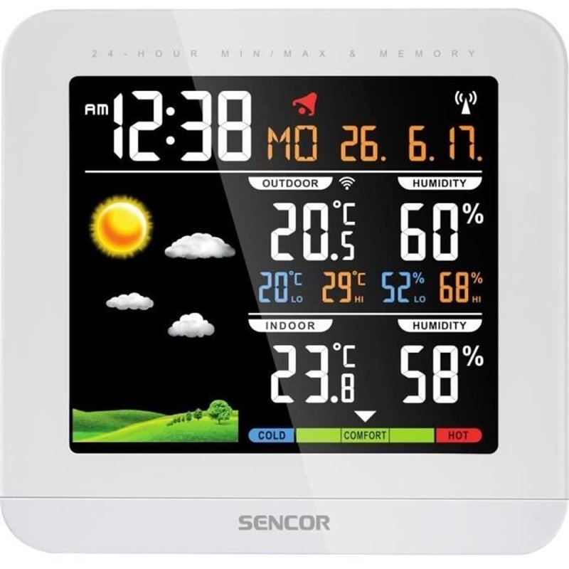 Image secondaire de Station météo avec capteur sans fil - Sencor - SWS 5600
