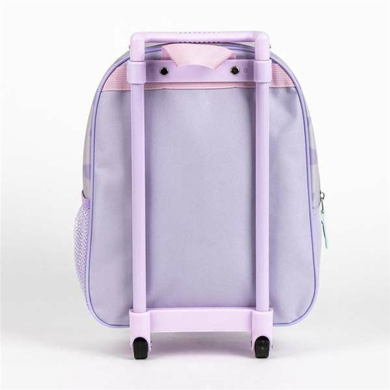 Image secondaire de Cartable 3D avec roulettes Stitch Lila 25,0 x 31,0 x 10,0 cm