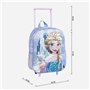 Cartable 3D avec roulettes Frozen Bleu Lila 25,0 x 31,0 x 10,0 cm