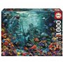 Puzzle Educa Poseidon in a Coral Reef