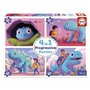 Set de 4 Puzzles Educa Friendly Dinosaurs