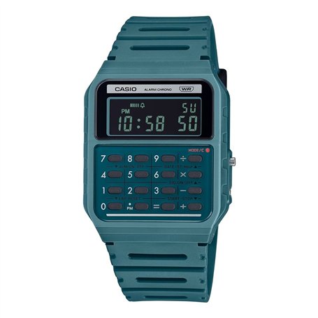 Montre Homme Casio CALCULATOR EDGY COLLECTION - FOREST GREEN