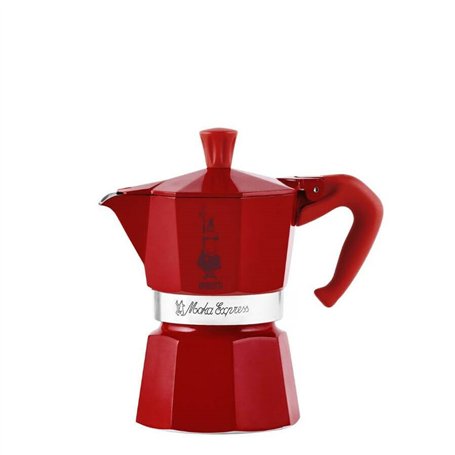 Cafetière Italienne Bialetti Winter Wonderland Rouge Argenté Aluminium 3 Tasses