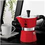 Cafetière Italienne Bialetti Winter Wonderland Rouge Argenté Aluminium 3 Tasses