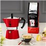 Cafetière Italienne Bialetti Winter Wonderland Rouge Argenté Aluminium 3 Tasses
