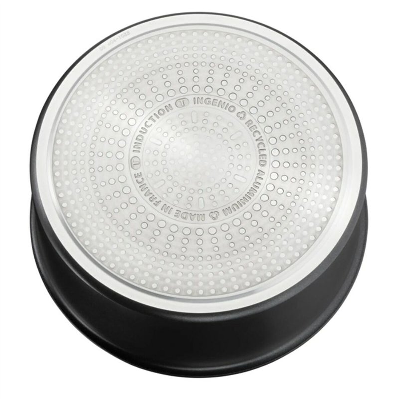 Image secondaire de Casserole avec Couvercle Tefal L3979202 Noir Aluminium Ø 18 cm Ø 20 cm Ø 16 cm (3 Unités) (4 Unités)