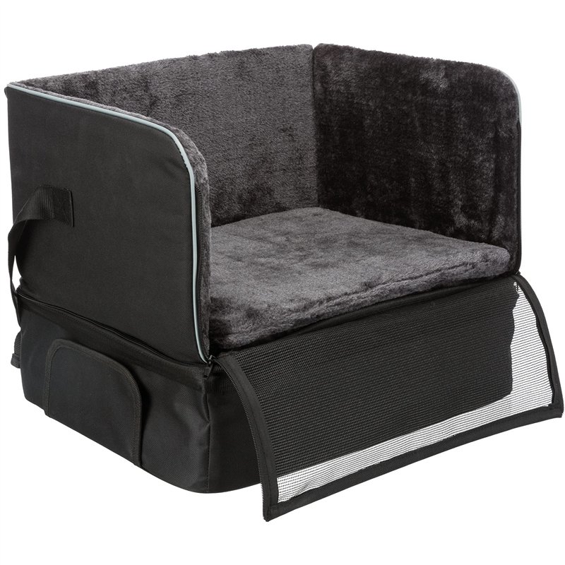 Image secondaire de Trixie Siège de Voiture Noir pour chien, 45 × 38 × 37 cm