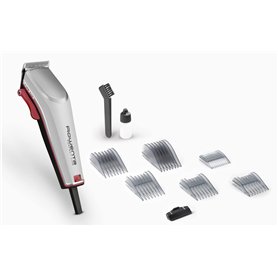 Rowenta Perfect Line Tondeuse à Cheveux, Moteur AC, Lames acier inoxydable, Levier de réglage hauteur de coupe, 6 peignes haute 