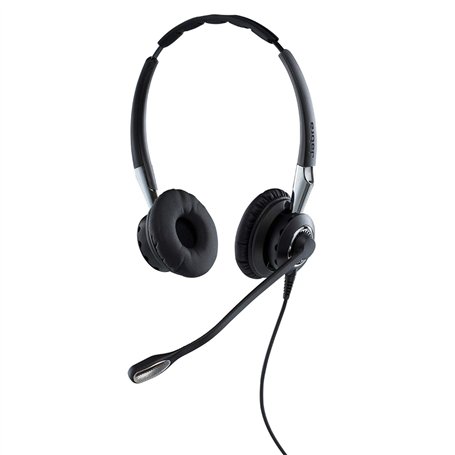 Jabra B2B BIZ 2400 II Duo USB NOUVELLE GENERATION Microsoft Mic. 82 E-STD, Antibruit, Certifié Microsoft noir 18,3 x 14,2 x 5,5 