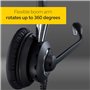 Jabra B2B BIZ 2400 II Duo USB NOUVELLE GENERATION Microsoft Mic. 82 E-STD, Antibruit, Certifié Microsoft noir 18,3 x 14,2 x 5,5 