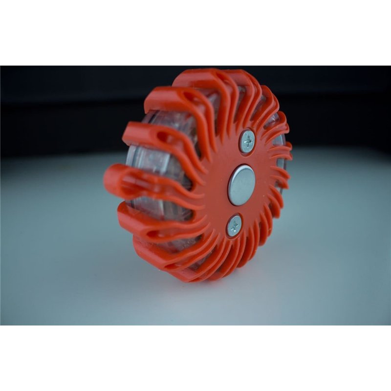 Image secondaire de ProPlus 540322 Disque d’Alerte avec Aimant et 16 LED, Ø Seulement 9,5 cm, avertisseur d'urgence, Signal Clignotant