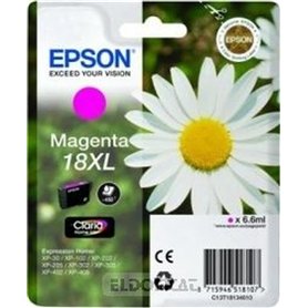 Epson 18XL Pâquerette Magenta, Cartouche d'encre d'origine XL Haute capacité, XP-30 XP-102 XP-202 XP-205 XP-215 XP-225 XP-302 XP