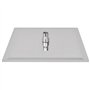 vidaXL Tête de Douche Plongeante Carrée 30x30 cm Pomme Douchette Salle de Bain