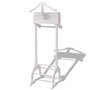 vidaXL Bois Portant à Vêtements avec Armoire Stockage Costume Robe Chambre