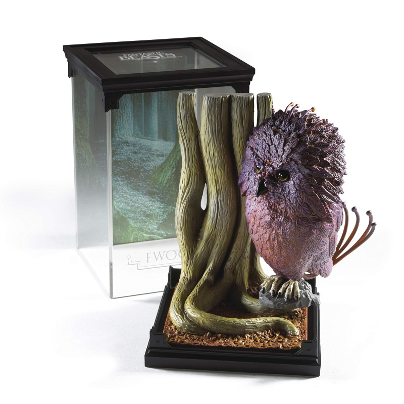 The Noble Collection - Magical Creatures Fwooper - Hand-Painted Magical Creature #3 - Officially Licensed Fantastic Beasts Toys