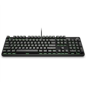 HP Pavilion Gaming 500 - Clavier Mécanique Gaming QWERTY (Filaire - USB, Switch Red, Rétroéclairage LED 4 couleurs) - Noir