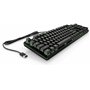 HP Pavilion Gaming 500 - Clavier Mécanique Gaming QWERTY (Filaire - USB, Switch Red, Rétroéclairage LED 4 couleurs) - Noir