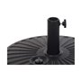 Fair-Shopping X010 Support de Parasol pour Parasol Noir 22 l
