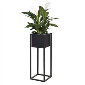 RUNADI Home&Styling Pot de Fleurs sur Pied Jardinière Support pour Plantes Présentoir à Fleurs pour Balcon Bac à Fleurs Jardin T