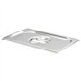 vidaXL 4x Couvercles de Plateau GN 1/4 Ustensiles de Cuisine Rectangulaire Combiné avec des Plateaux Restaurant Cuisine Maison H