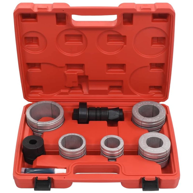 Image secondaire de vidaXL Kit d'Expandeur de Tuyau 8 pcs Tuyau d’Echappement Voiture Garage Acier