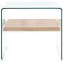 vidaXL Table Basse Table d'Appoint Table de Salon Bout de Canapé Table de Canapé Salle de Séjour Intérieur Maison Clair 50x50x45
