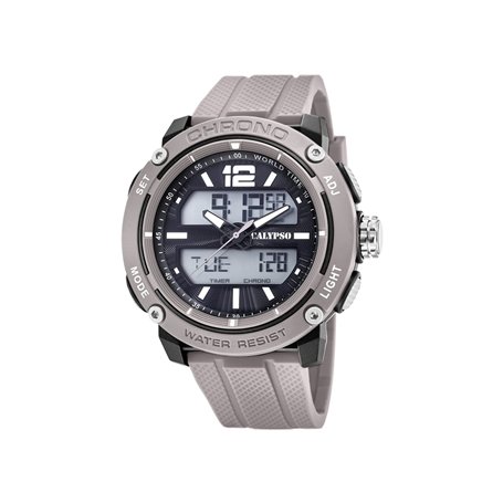 CALYPSO Hommes Analogique-Numérique Quartz Montre avec Bracelet en Plastique K5796/1
