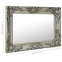 vidaXL Miroir Mural Style Baroque Argenté 60 x 40 cm
