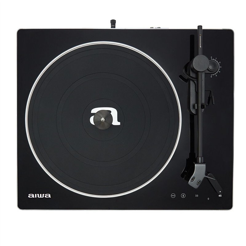 Image secondaire de Aiwa APX-680BT: Tourne-Disque Bluetooth, 2 Vitesses 33/45 TR/Min, Capsule en Aluminium magnétique, Bras équilibré