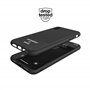 Superdry Coque de Protection en Toile moulée pour iPhone XS Max, Noir